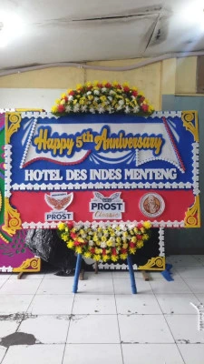 Papan Bunga di Pusat Kota Pontianak
